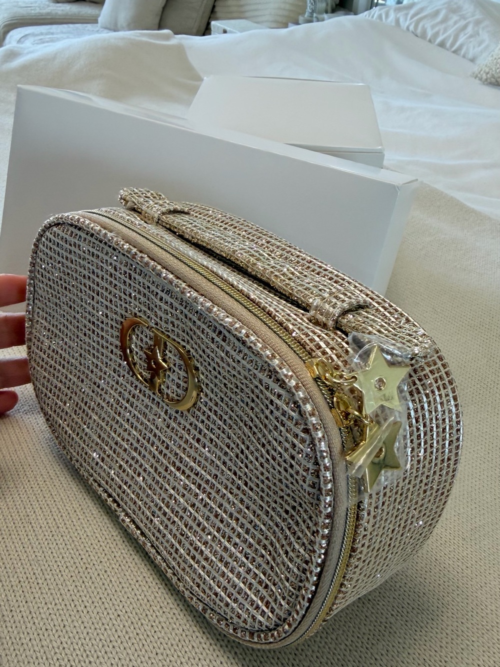 Dior VIP Crystal Cosmetic Vanity Bag – New - Picture 2 of 4